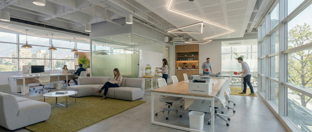 Diseño y habilitación de oficinas centrada en la habitabilidad, el bienestar de los trabajadores y la cultura corporativa.